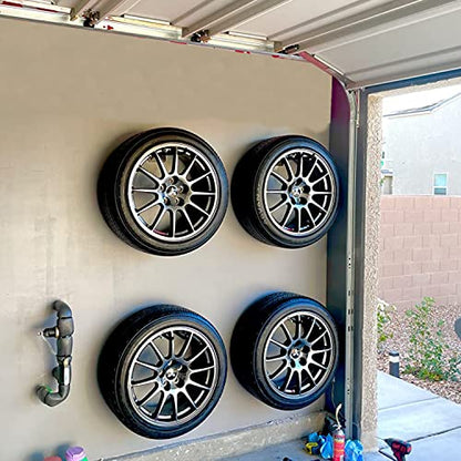Heavy Duty Garage Tires Hooks Wall Mounted Tool Hanger Organizer (4 Count)