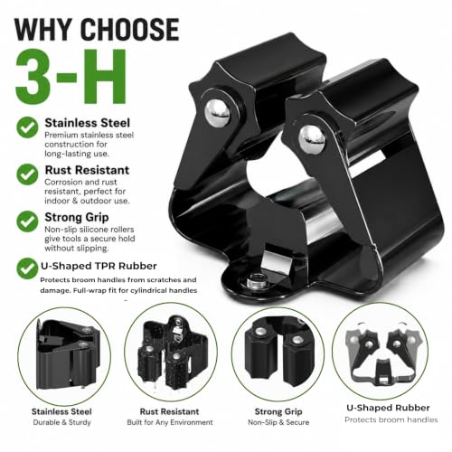 Broom Holder Wall Mount 20 Pack (20 Count)