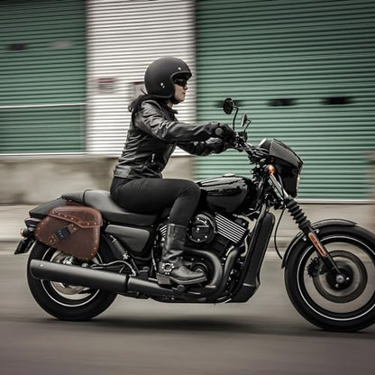 Saddle Bags PU Leather Motorcycle Saddlebags