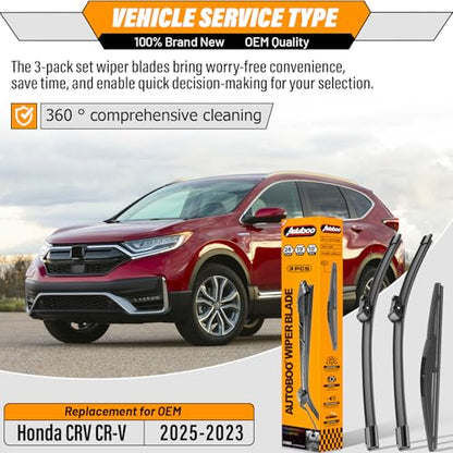 Windshield Wiper Blade Replacement for Honda CRV CR