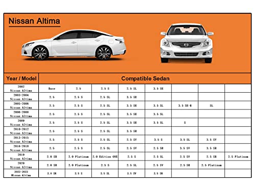 7 Layers Waterproof Car Cover for Nissan Altima 2002