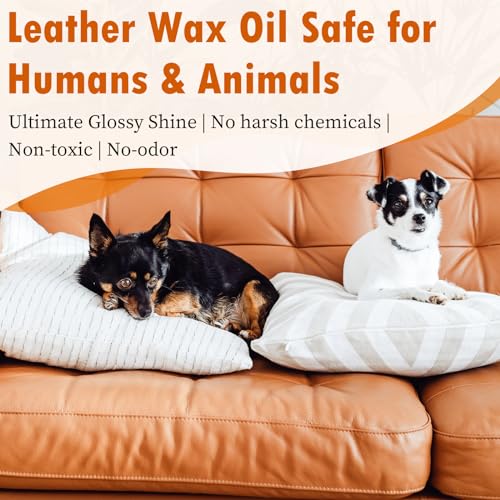 Mink Oil Paste Leather Conditioner Boots Wax Waterproof Smooth Couch Purse Shoes Bag Jacket Soft Polish Furniture Salve Sofa Car Seat Restore Shine Saddles Baseball Glove Natural Leather Care Balm