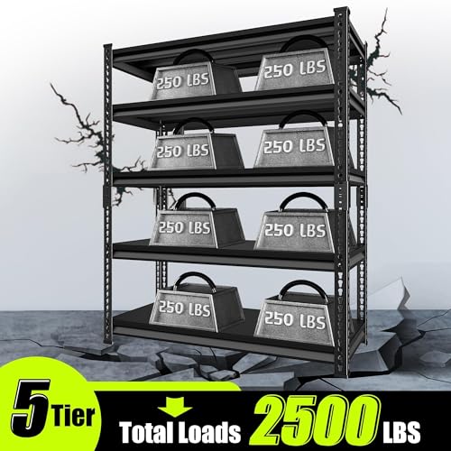 Garage Shelving Heavy Duty 2500LBS Loads