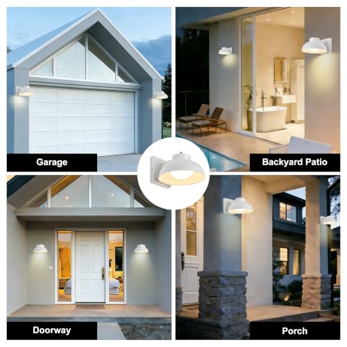 LED Outdoor Wall Lights (2 Count)