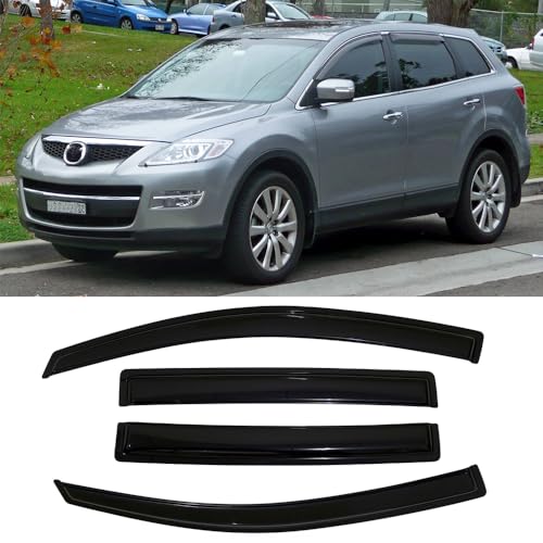 4pcs Window Visors Rain Guards for 2007 (4 Count)