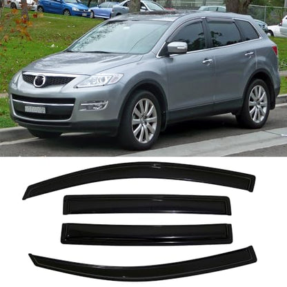 4pcs Window Visors Rain Guards for 2007 (4 Count)