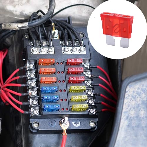 100 Pack Auto Fuses 10 AMP ATC