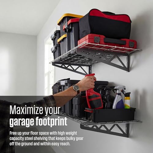 Steel Garage Wall Shelves 2 (2 Count)