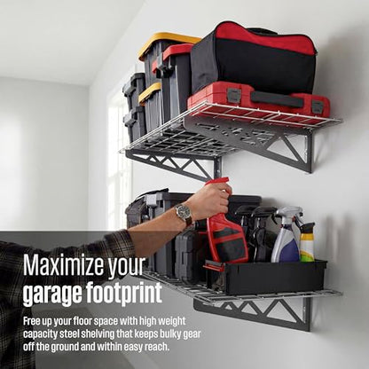 Steel Garage Wall Shelves 2 (2 Count)