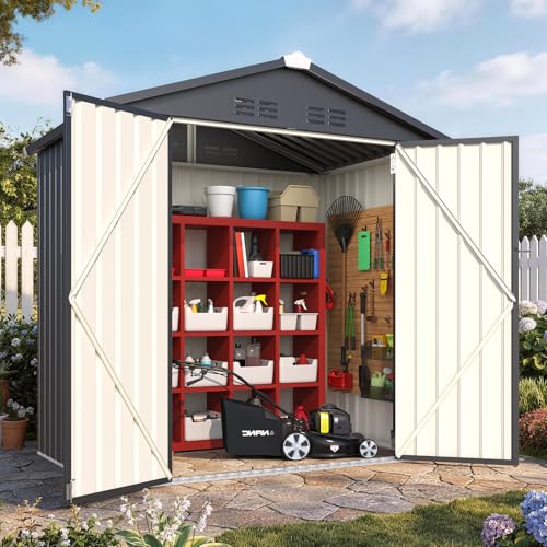 4' x 6' Outdoor Metal Storage Shed