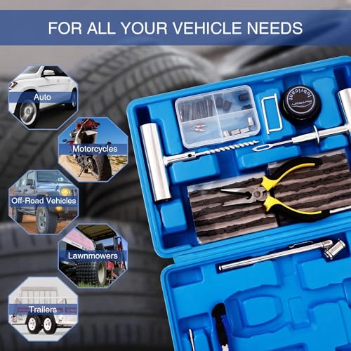 Flat Tire Repair Kit 68pcs 2