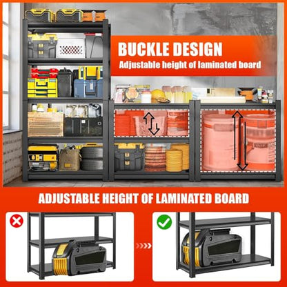 45" W Garage Shelving
