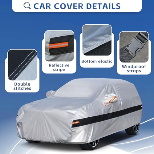 10 Layers SUV Car Cover Custom Fit for Chevrolet Chevy Equinox