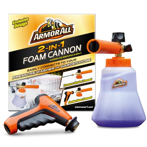 2-in-1 Foam Cannon Kit for Garden Hoses and Power Washers