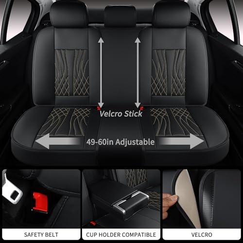 Leather Car Seat Covers 5 Pieces