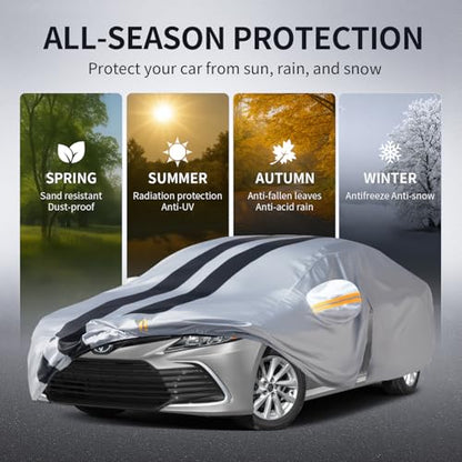 Multi Layer Car Cover Custom Fit for Toyota Camry