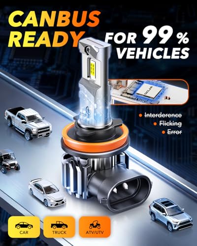 H11 LED Bulbs (2 Count)