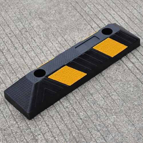 4 Pack 21" Rubber Parking Curbs (4 Count)