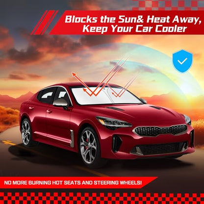Windshield Sun Shade for Kia Stinger 2018
