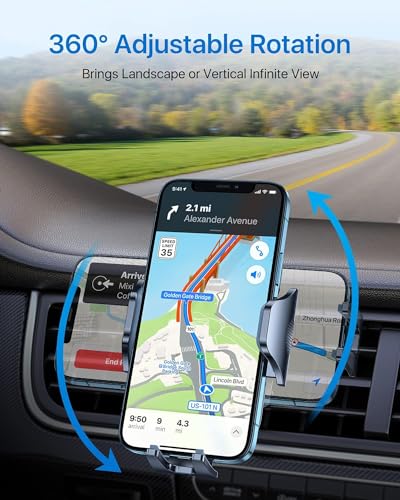 2026 Upgraded Car Phone Holder Mount for Vent