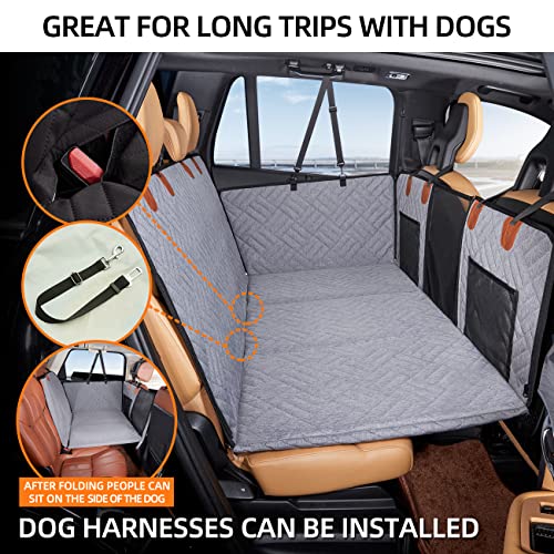 Hard Bottom Dog Car Seat Cover for Back Seat