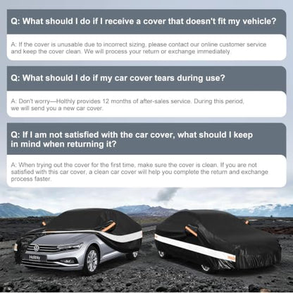 10 Layers Sedan Car Cover Custom Fit for Volkswagen Passat