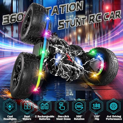 Rc Cars Toys for Boys Remote Control Car 2.4 GHz Black Toys for Ages 5