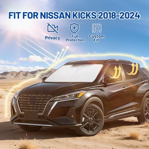 Car Window Shades for Nissan Kicks 2018 (6 Count)