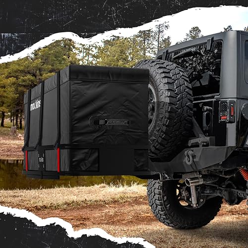 25 Cu Ft XL Heavy Duty Trailer Hitch Cargo Carrier Bag All (9.7101 Sq Ft)