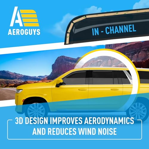 Extra Durable Window Deflectors in (4 Count)