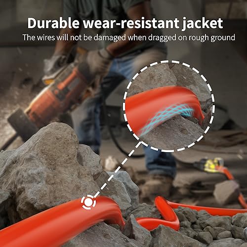 6FT 12 Gauge Extension Cord Orange