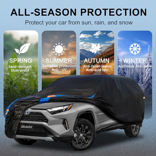 SUV Car Cover Waterproof All Weather for Automobiles