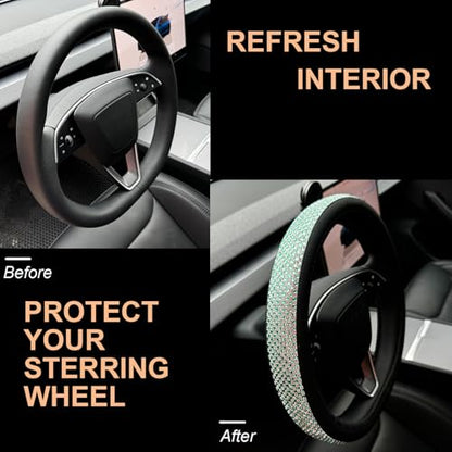 Bling Comfy Steering Wheel Cover for Tesla Model Y