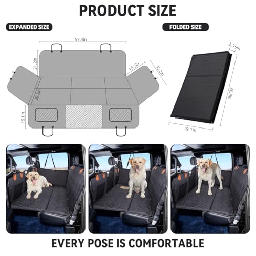 Hard Bottom Dog Car Seat Cover for Full