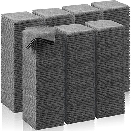 200 Pcs Microfiber Cleaning Cloth 16x16 Inch Microfiber Towels for Car Ultra Absorbent Cleaning Rags Reusable Lint Free Streak Free Detailing Towel for Car Washing Drying Dusting
