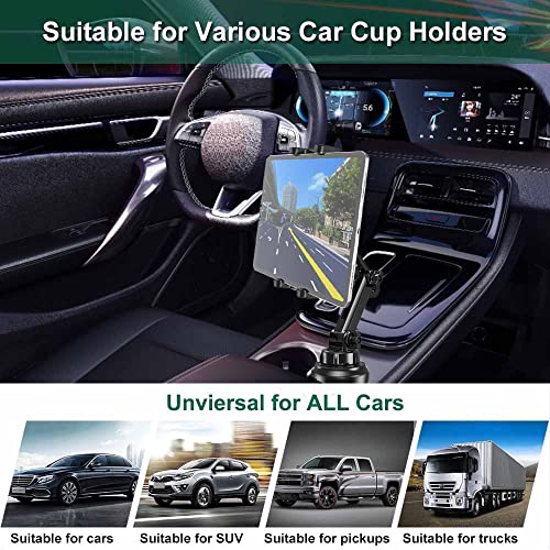 Car Cup Holder Tablet Mount for 4