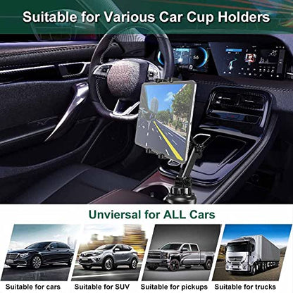 Car Cup Holder Tablet Mount for 4