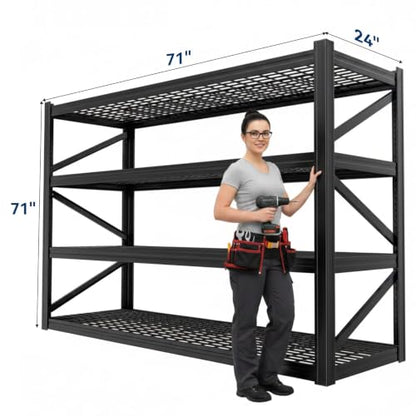 4 Tier Heavy Duty Garage Shelving