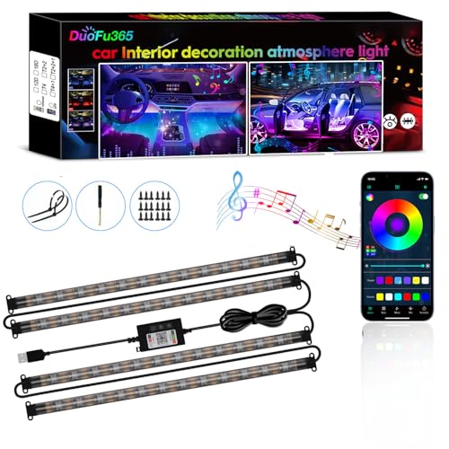 Car Led Strip Lights (4 Count)