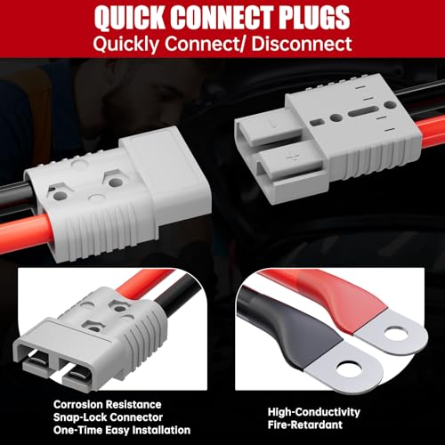 0G 25 FT Heavy Duty Jumper Cables
