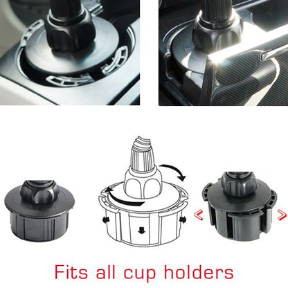 Car Cup Holder Bendy Mount for Garmin Nuvi 52 52LM 55 55LMT 56 56LMT 57LMT 58 67LMT 68LMT 2558 2559 2577 2589 2558 2598LMTHD 2689 2699 Drive DriveSmart 50 51 52 60 61 62 LMT LT LM GPS