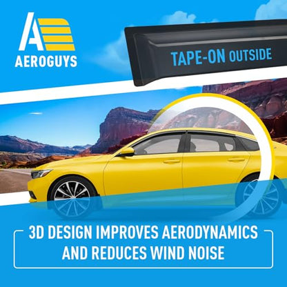 Extra Durable Window Deflectors Tape (4 Count)