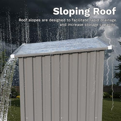 3x3 FT Outdoor Storage Shed