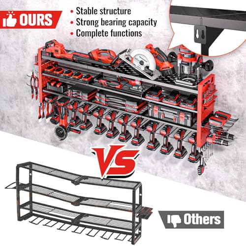 49.8" Power Tool Organizer Wall Mount