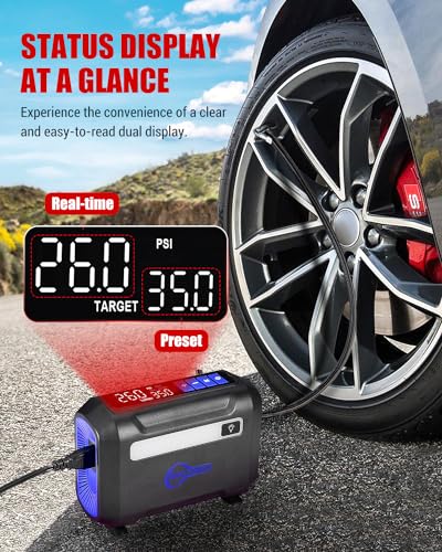 R8 Tire Inflator Portable Air Compressor