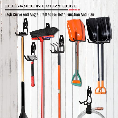 Garage Tool Storage Wall Hook Assortment Set (15 Count)