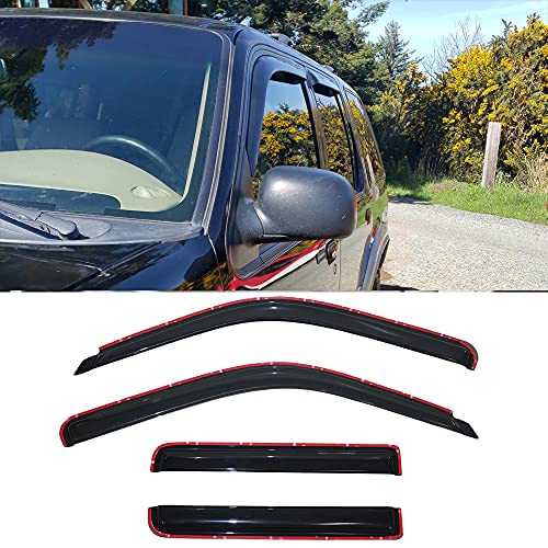 Window Visors UV Protection Rain Guards for 1991