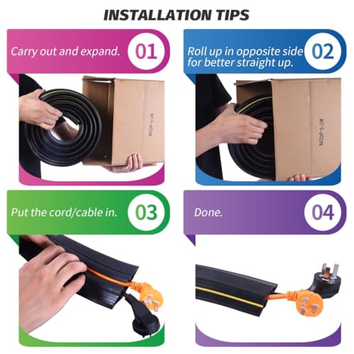 10FT Floor Cord Cover