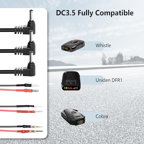 13.8" Radar Detector Hardwire Power Cord