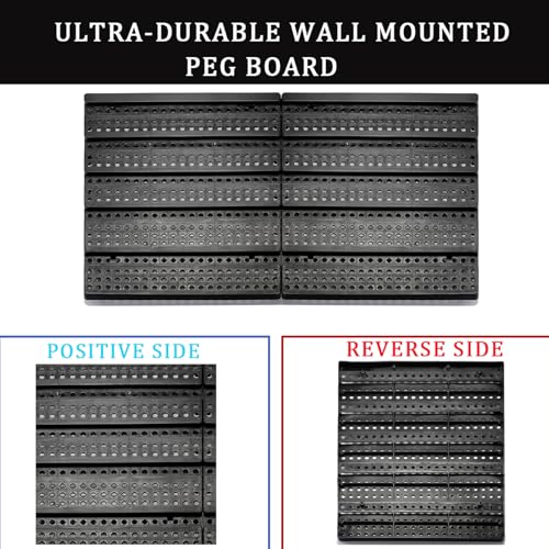 Wall Mounted Storage Bins Parts Rack 4 Colors Bin Organizer Garage Plastic Shop Tool (4 Count)